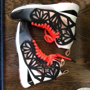 Sophia Webster x Puma pearl Cage Ombré High Top Unicorn Sneakers